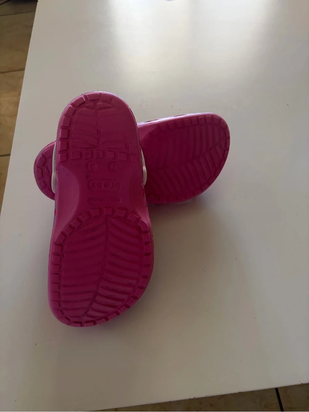 CROCS Hot Pink Kids' Slip-On Clog